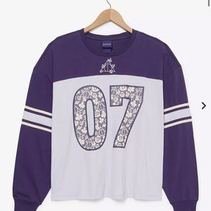 Boxlunch Harry Potter raglan football top medium | Harry Potter 07 long sleeve